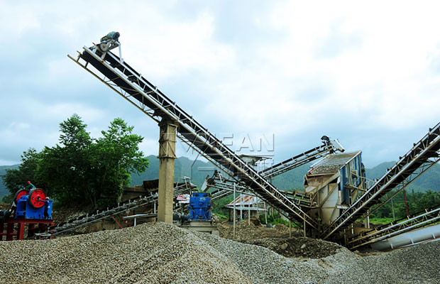 �����e100t/h����ʯ��ɰ���a(ch��n)���\������